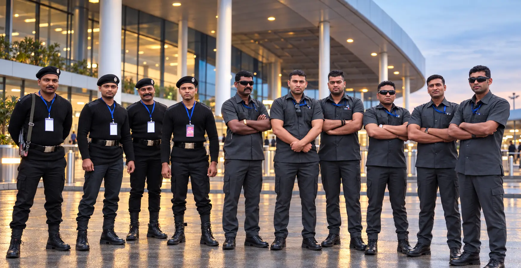 Defendock security team standing in formation